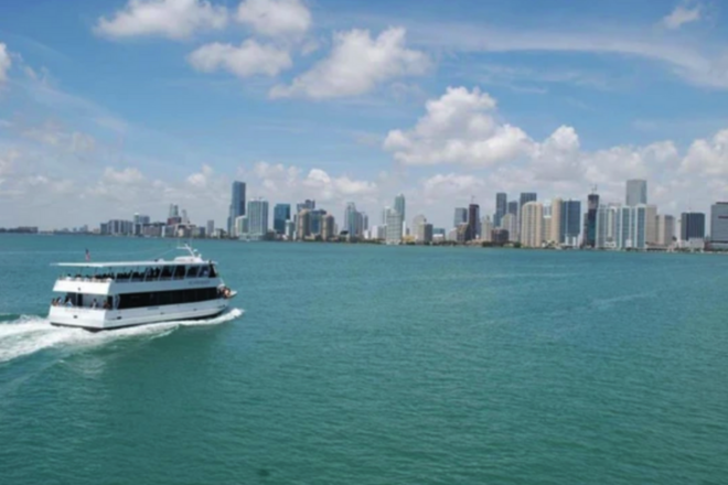 Miami Boat Tour with FREE South Beach Bicycle Rental