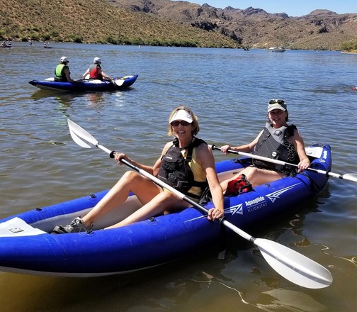 Inflatable Two-Person Kayak Rental - 9hrs