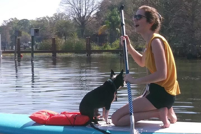 Paddle board or kayak with Bunny & Pups in Paradise