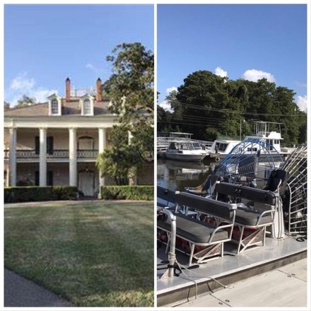 Airboat Swamp Tour & Oak Alley Antebellum Plantation- 8.5hrs
