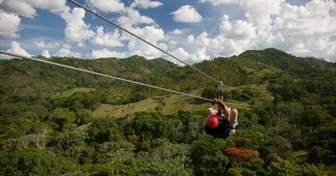 Zip Lines Adventures Full Day from Juan Dolio