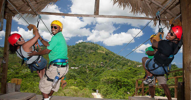 Zip Lines Adventures Full Day from Juan Dolio