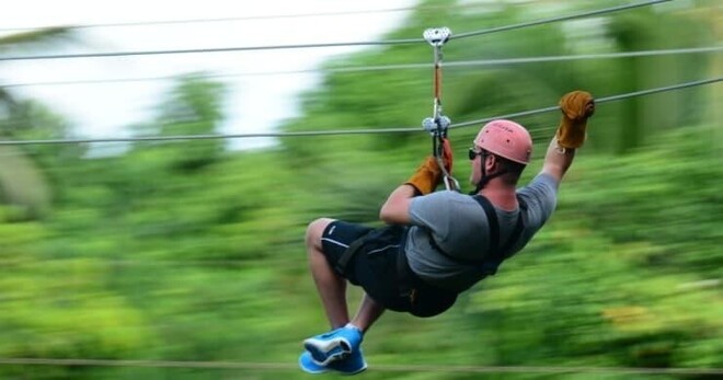 Zip Lines Adventures Full Day from Juan Dolio