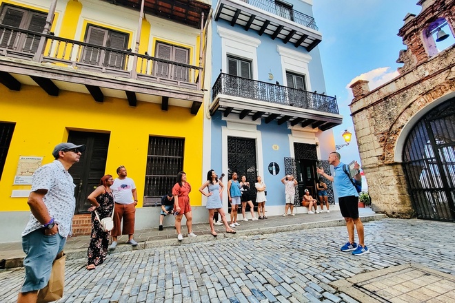 Sunset Walking Tour in Old San Juan
