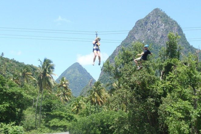 Soufriere Zipline & Catamaran Experience