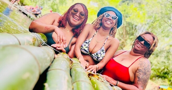 Bamboo Rafting With Limestone Foot Massage -- Lethe Rafting,