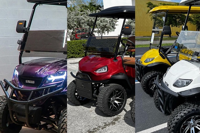 Luxury 6-Seater Street Legal Electric Golf Cart