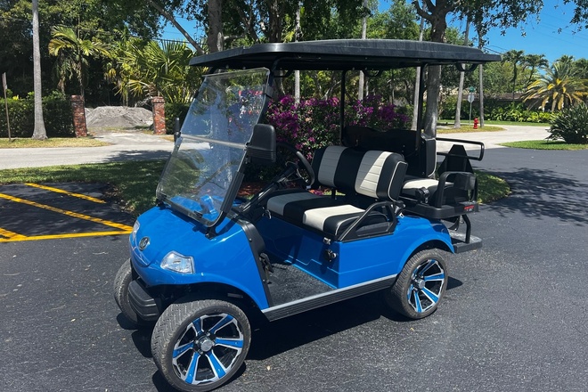 Luxury 4 Seater street legal Golf Cart Rental