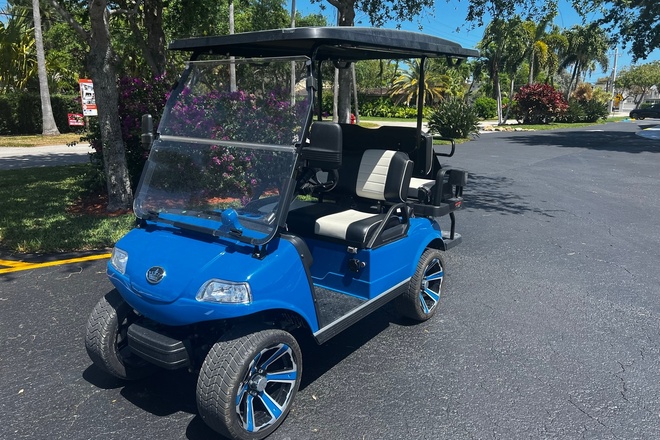 Luxury 4 Seater street legal Golf Cart Rental