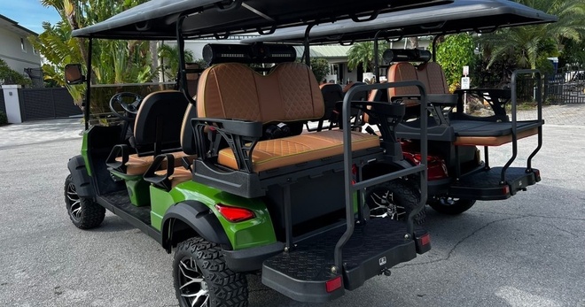 Electro EV 6 Golf Cart Rental - Hollywood Beach Hotel