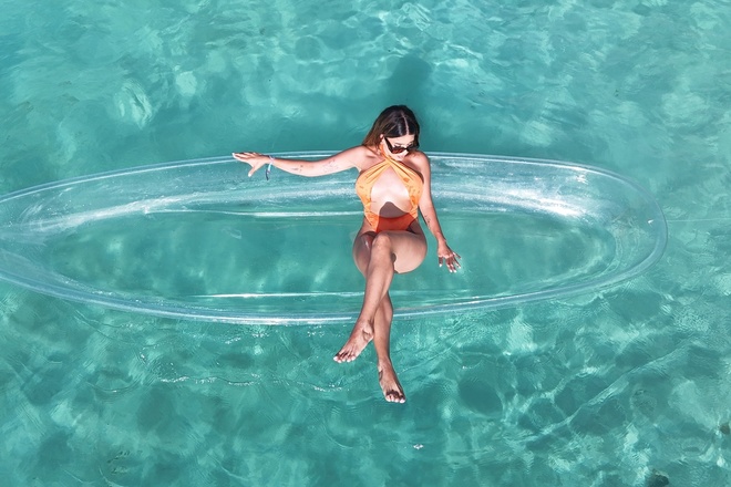 Clear Kayak Drone Photo Shoot